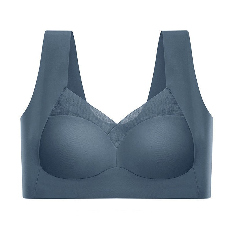 Soutien - gorge de sport sans couture en soie glacée pour femme - Allomarc.com