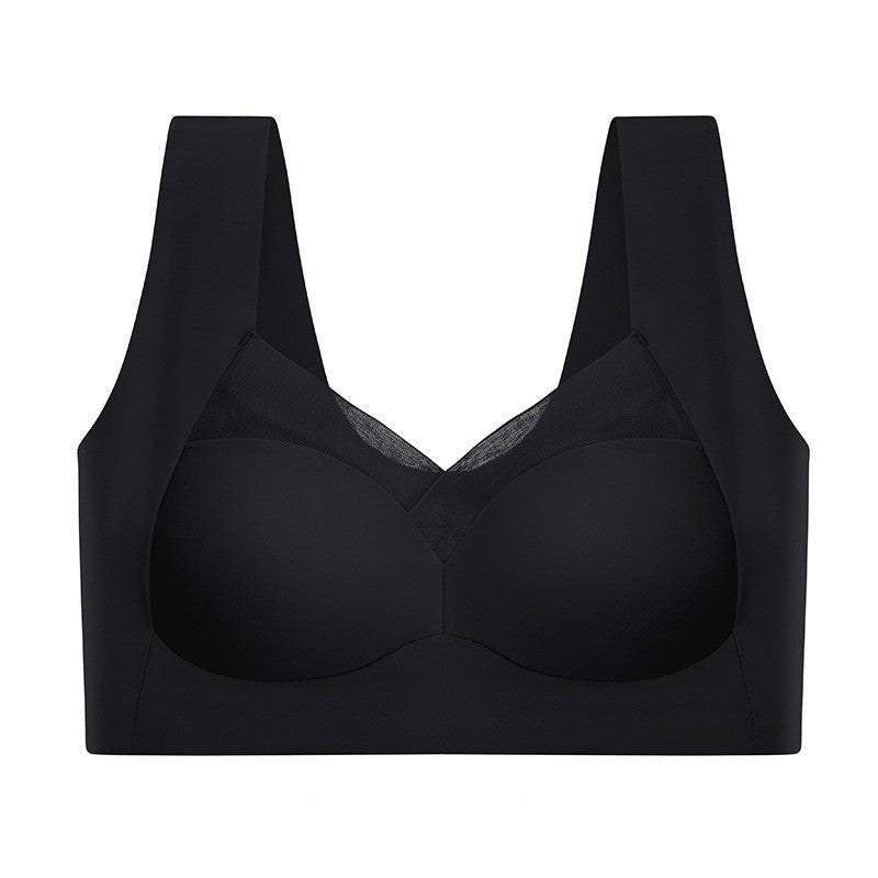 Soutien - gorge de sport sans couture en soie glacée pour femme - Allomarc.com