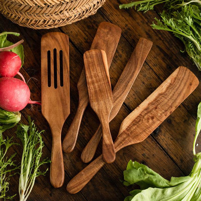 Spatule en Teck pour la Cuisine - Allomarc.com