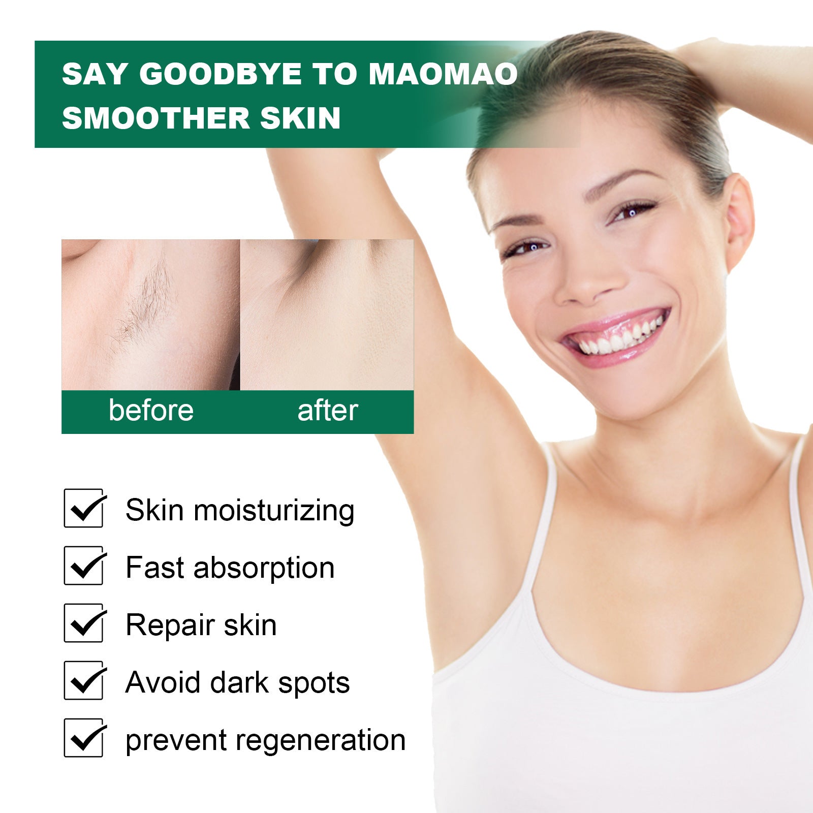 Spray Épilatoire Rapide et Doux pour Tout le Corps - Allomarc.com