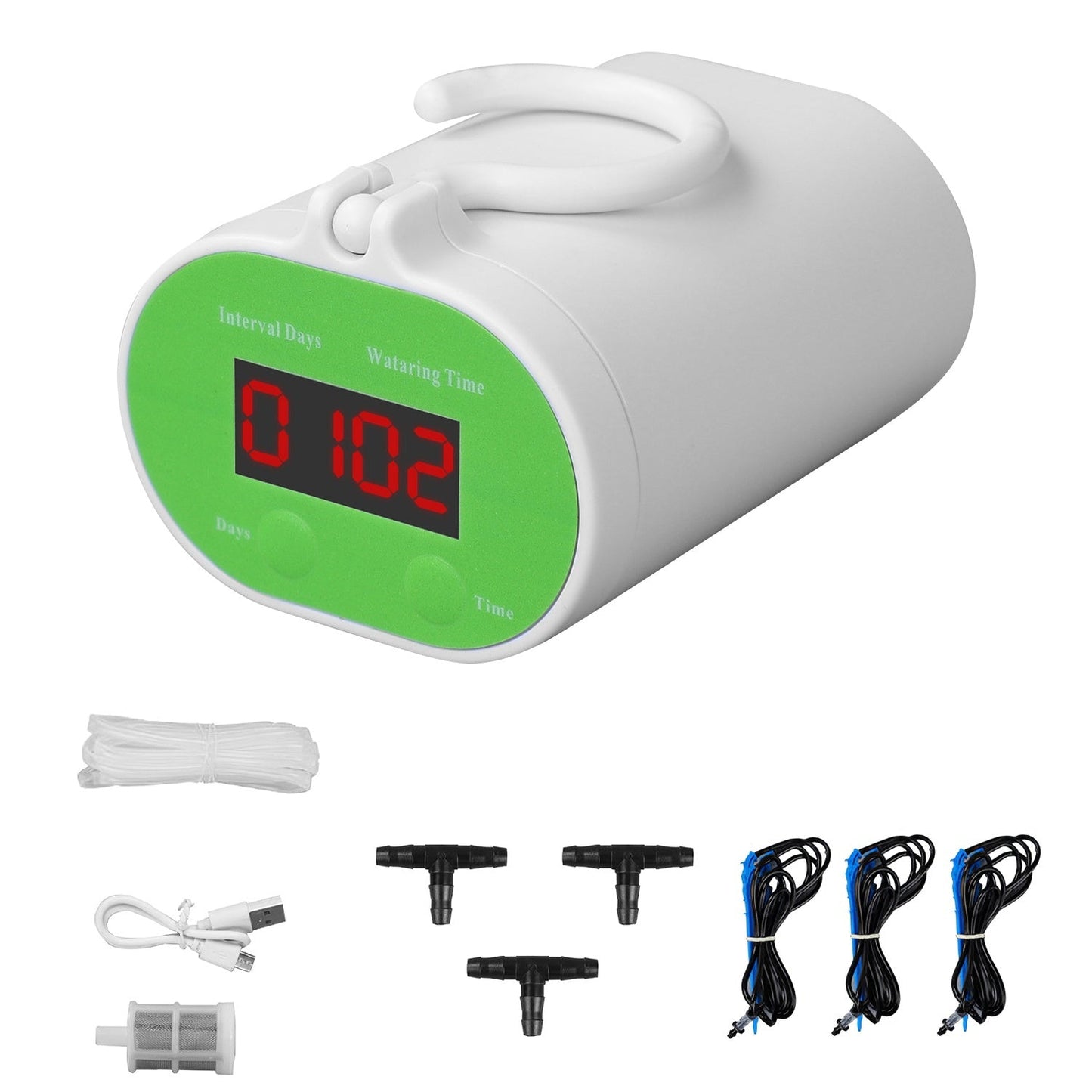 Système d'Arrosage Automatique avec Minuteur pour 12 Plantes - Allomarc.com