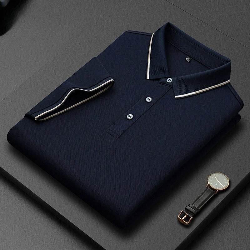 T-shirt en Soie Léger à Manches Courtes pour Hommes - Allomarc.com