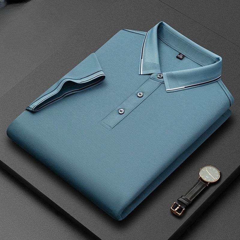 T-shirt en Soie Léger à Manches Courtes pour Hommes - Allomarc.com