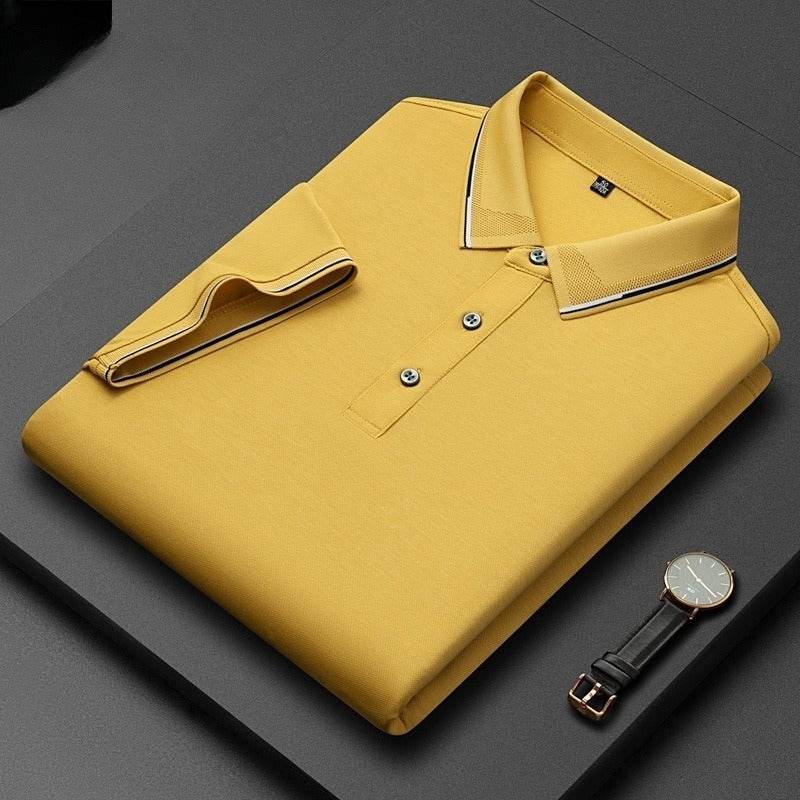 T-shirt en Soie Léger à Manches Courtes pour Hommes - Allomarc.com