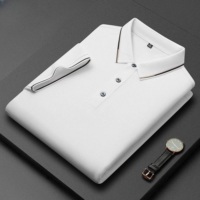 T-shirt en Soie Léger à Manches Courtes pour Hommes - Allomarc.com