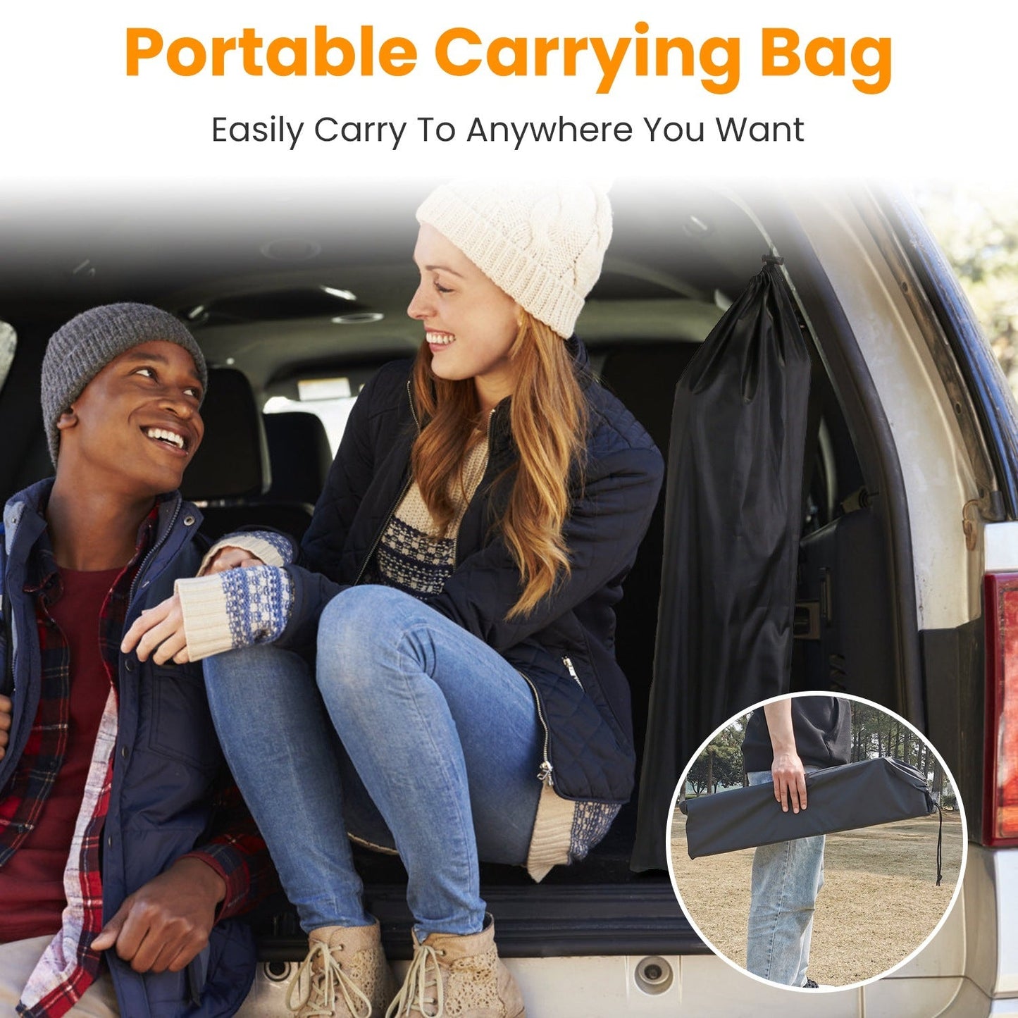 Table de Camping Pliable avec Panier de Rangement en Aluminium - Allomarc.com