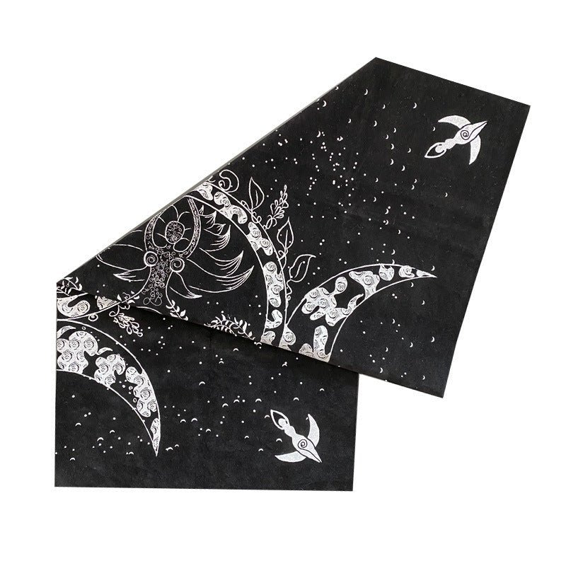 Tapis de divination en velours pour cartes oracle de tarot - Allomarc.com