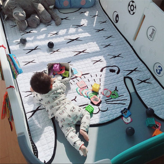 Tapis de Jeu pour Bébé Tigre Blanc - Tapis Doux pour Enfants - Allomarc.com
