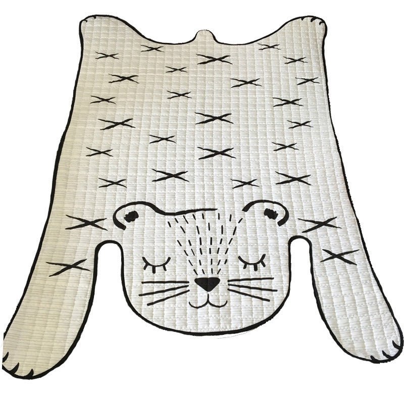 Tapis de Jeu pour Bébé Tigre Blanc - Tapis Doux pour Enfants - Allomarc.com