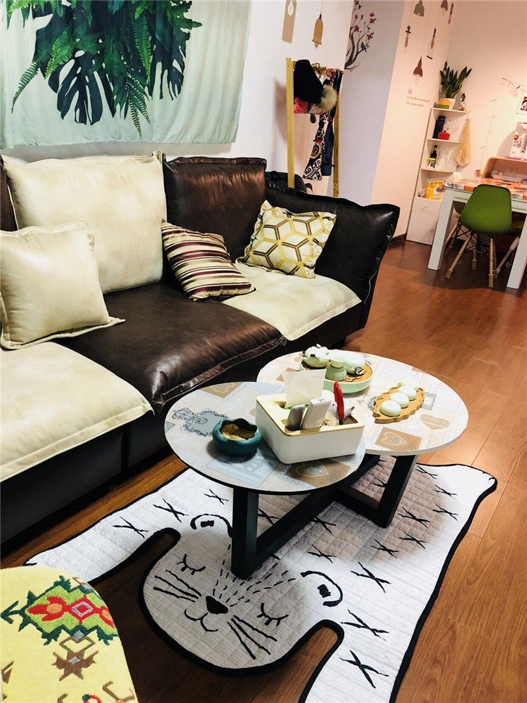 Tapis de Jeu pour Bébé Tigre Blanc - Tapis Doux pour Enfants - Allomarc.com