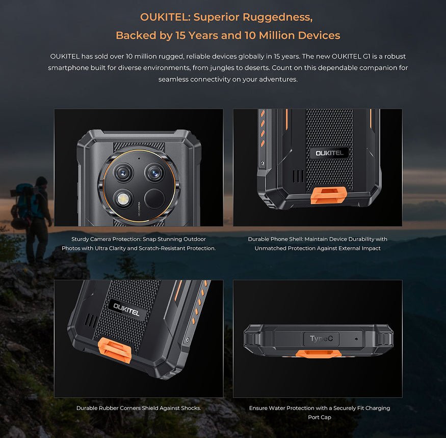 Téléphone Mobile OUKITEL G1 - Allomarc.com