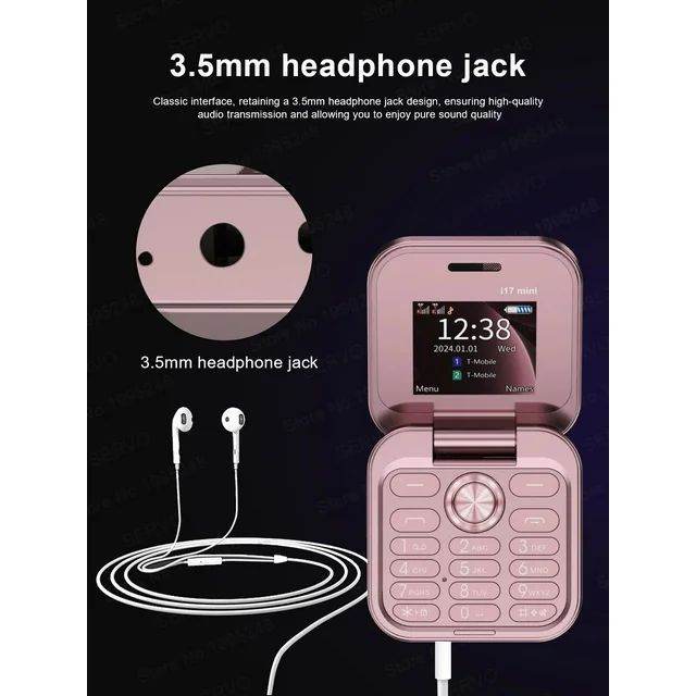 Téléphone Mobile Pliable Double Carte et Double Veille 2G - Allomarc.com