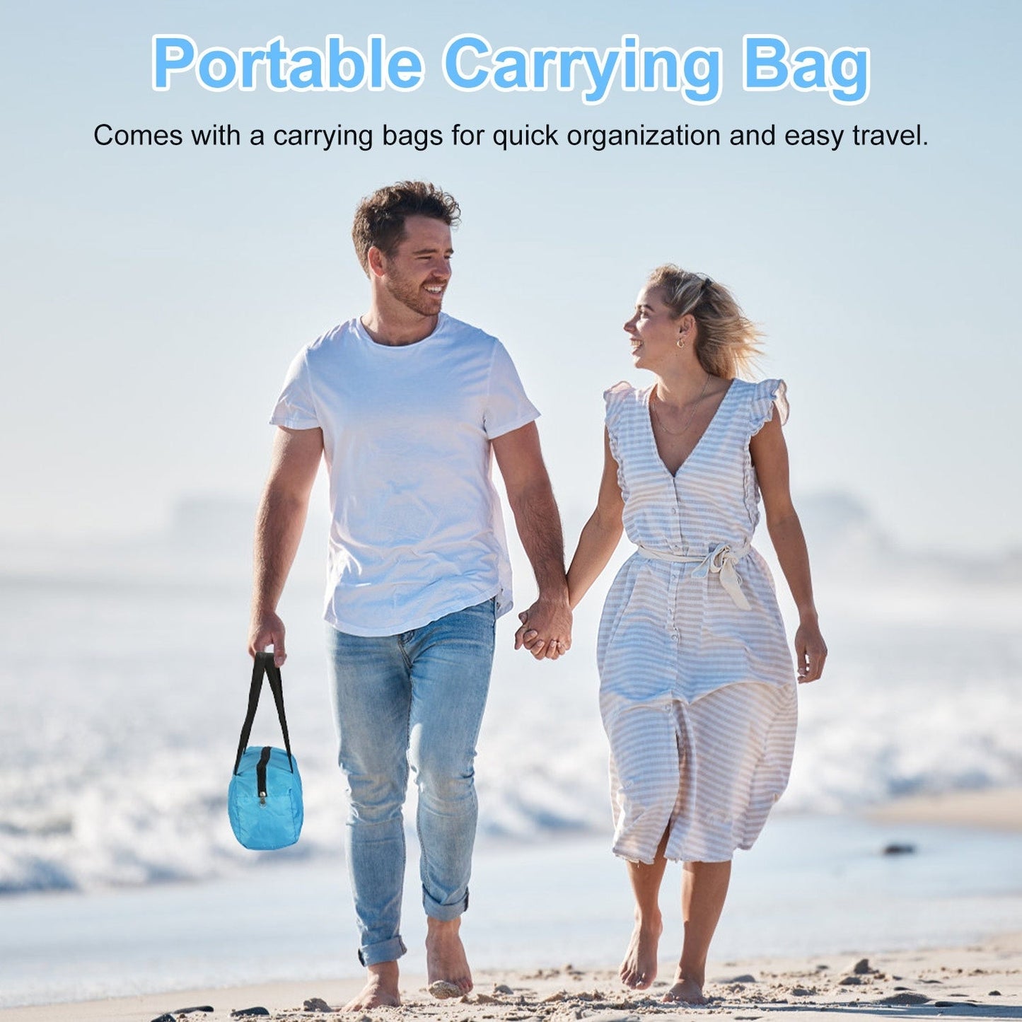 Tente de Plage 4 - 6 Personnes avec Canopy, Sac de Transport, UPF50 et Imperméable - Allomarc.com