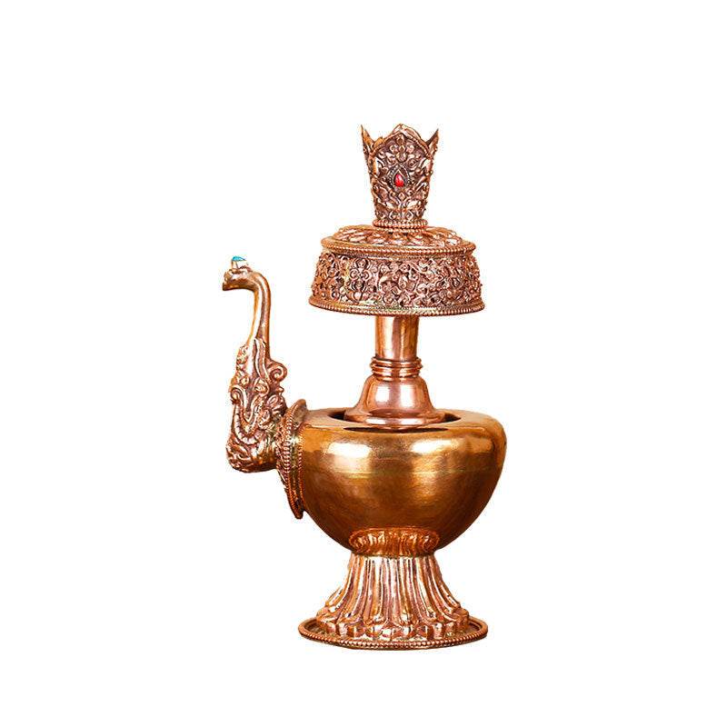Théière en Bronze Rouge du Népal - Allomarc.com