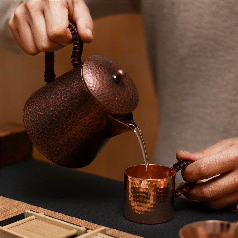 Théière en Cuivre Artisanale - Allomarc.com