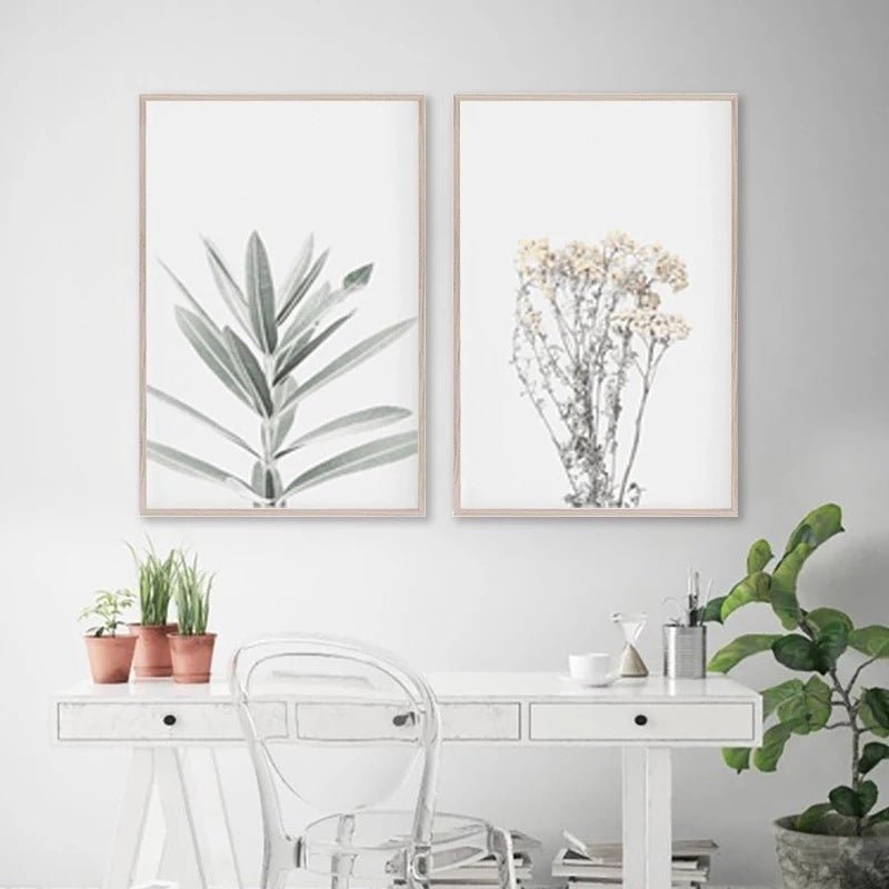 Toile de Décoration de Plantes Nordiques - Allomarc.com