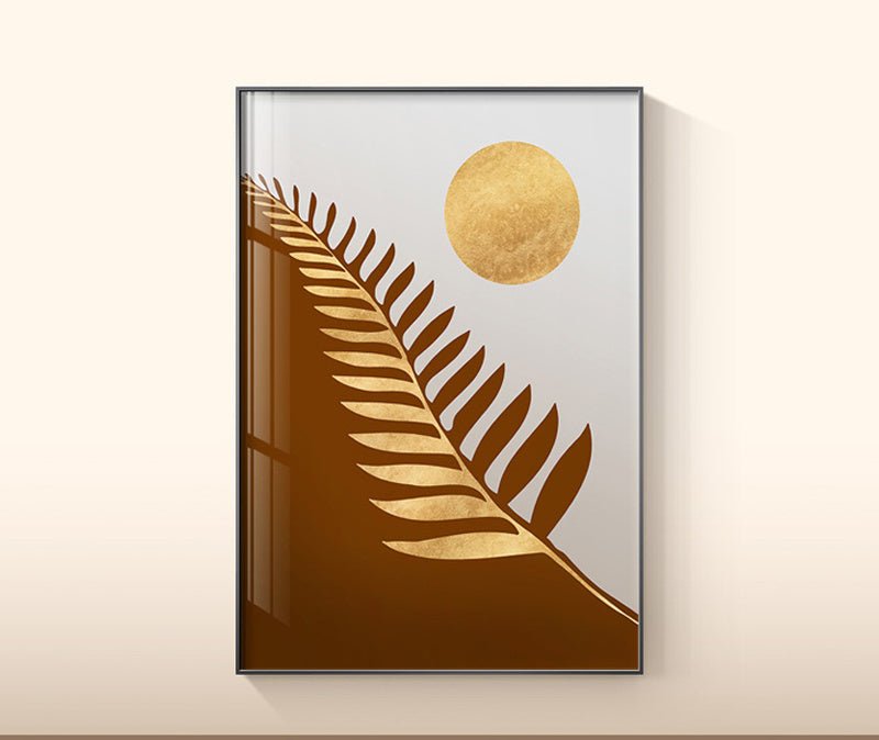 Toile Peinture Murale Art de Feuille de Plante - Allomarc.com