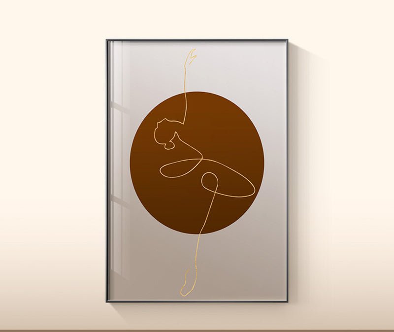 Toile Peinture Murale Art de Feuille de Plante - Allomarc.com