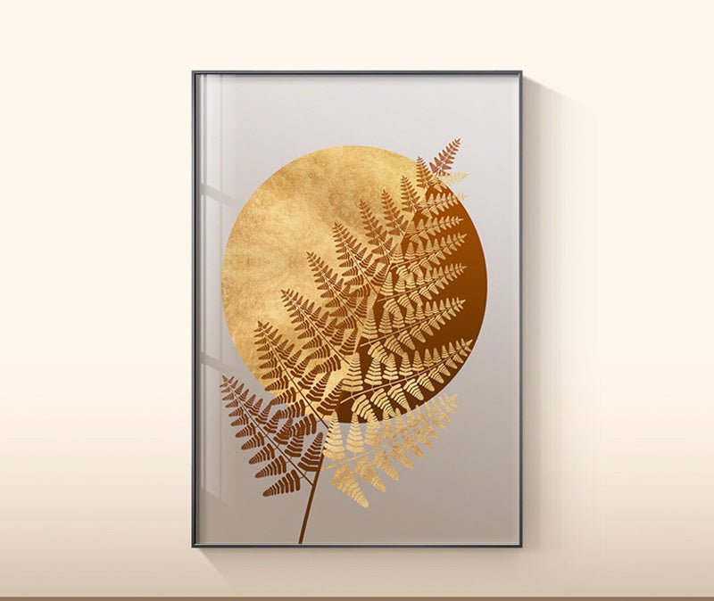 Toile Peinture Murale Art de Feuille de Plante - Allomarc.com