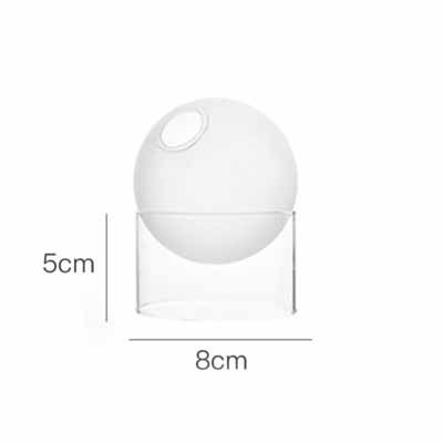 Vase Décoratif Sphérique en Verre Coloré Créatif - Allomarc.com