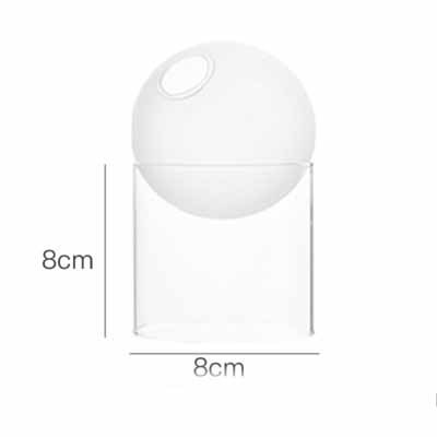 Vase Décoratif Sphérique en Verre Coloré Créatif - Allomarc.com