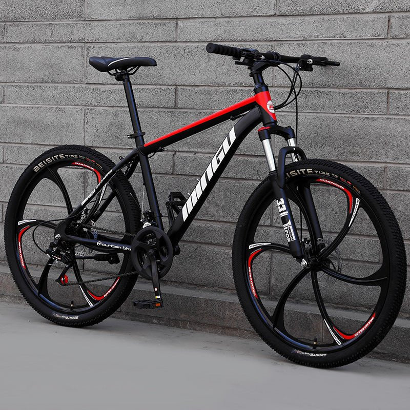 Vélo de montagne 24/26 pouces avec frein à disque et absorption de chocs - Allomarc.com