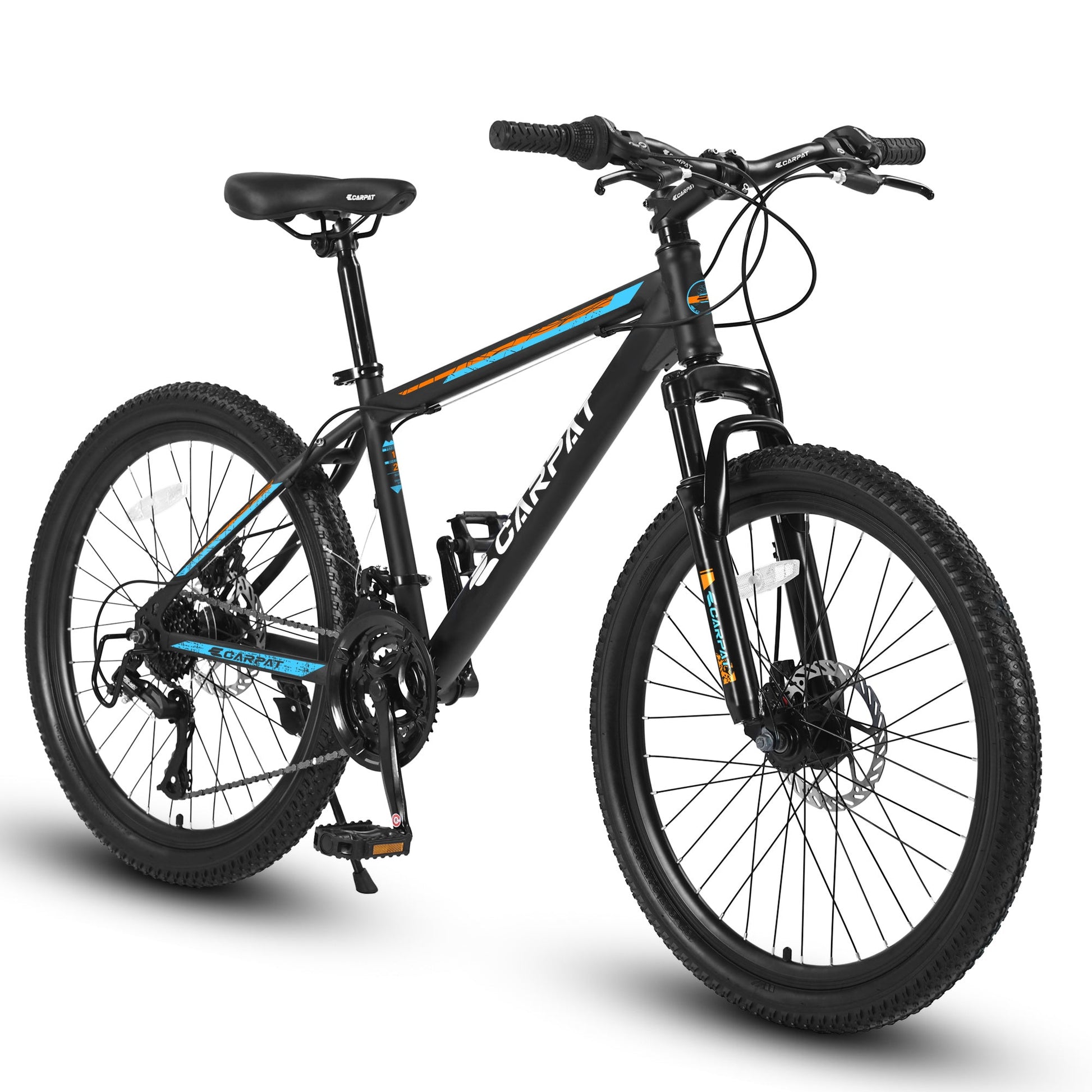 Vélo de Montagne S26102 26 pouces, Shimano 21 Vitesses avec Freins à Disque Mécaniques - Allomarc.com