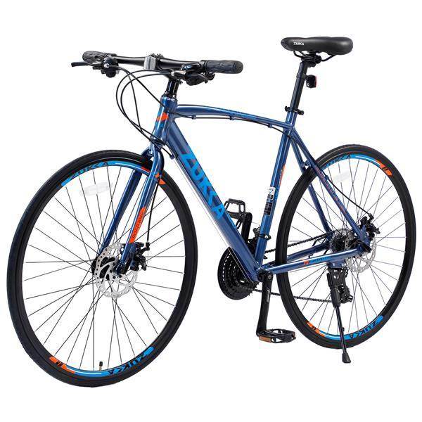 Vélo Hybride 24 Vitesses avec Freins à Disque 700C - Allomarc.com