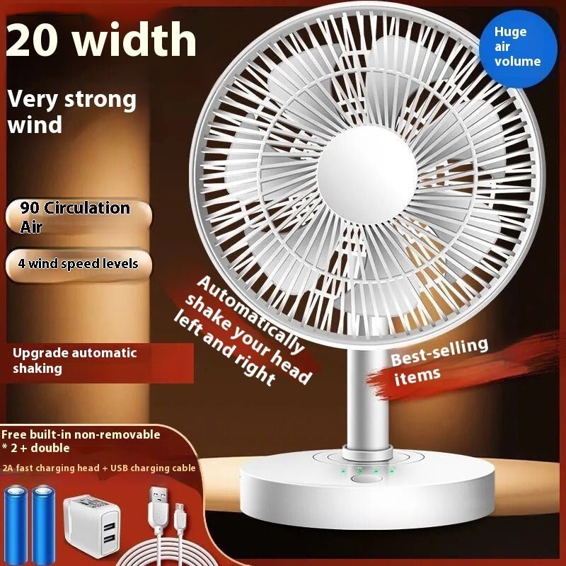 Ventilateur de Bureau et de Dortoir USB Silent Wind Mini Clip - Allomarc.com