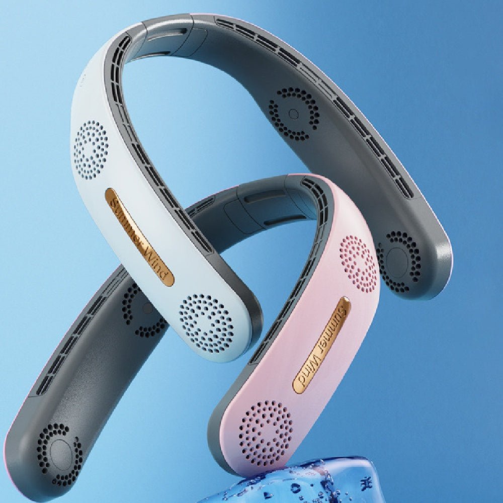 Ventilateur Électrique Portatif à Col Suspendu sans Lame pour Activités de Plein Air - Allomarc.com