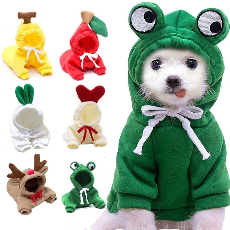 Vêtements Choux Fleurs pour Chiens Petits - Hoodies Hiver Fleece - Allomarc.com