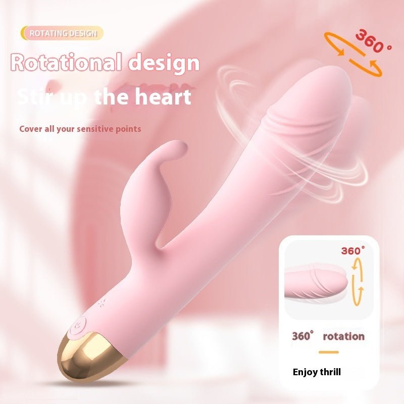 Vibromasseur Rotatif Swing Multi - fréquence Double Choc pour Femmes - Allomarc.com